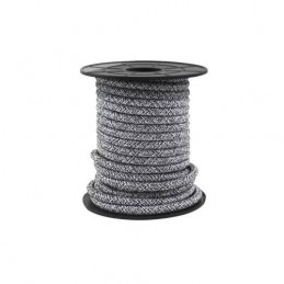 CABLE TEXTIL 10M NEGRO/GRIS...