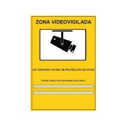 LETRERO VIDEOVIGILANCIA PVC...