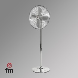 VENTILADOR DE PIE CROMADO