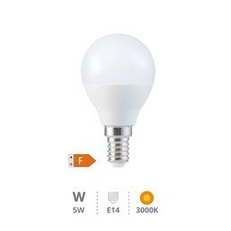 LAMPARA LED ESFERICA 5W E14...