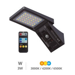 APLIQUE SOLAR LED GANDA CON...