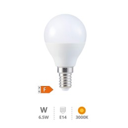 LÁMPARA LED ESFÉRICA 6,5W...