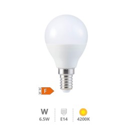 LÁMPARA LED ESFÉRICA 6,5W...