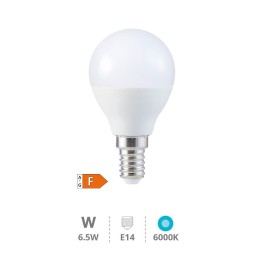 LÁMPARA LED ESFÉRICA 6,5W...