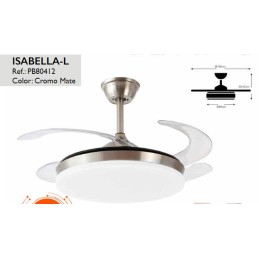 VENTILADOR ISABELLA-L CROMO...