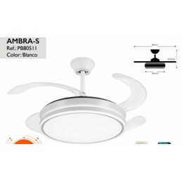 VENTILADOR AMBRA-S BLANCO...