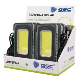 LINTERNA SOLAR LED COB...