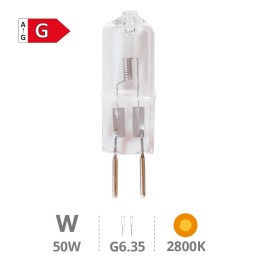 HALOGENA BI-PIN 50 W G6.35