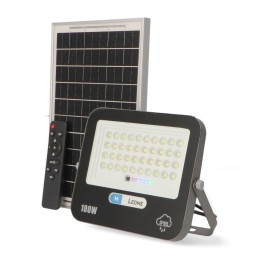 FOCO PROYECTOR SOLAR 100W...