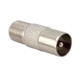 CONECTOR TV F MACHO A F HEMBRA