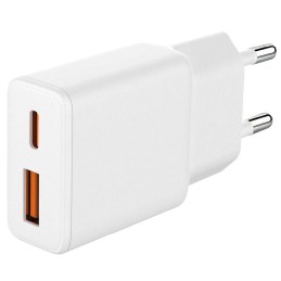 CARGADOR ULTRAFINO USB C + A 