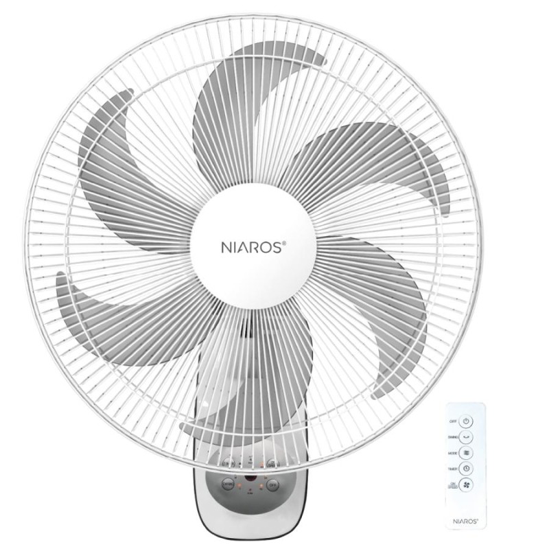 VENTILADOR DE PARED NYOTA Ø43CM 70W BLANCO