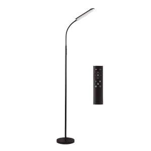 LAMPARA DE PIE LED SERIE LIVARA 18W 2700 A 6500K REG 1,75M N
