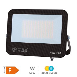 PROYECTOR ALUMINIO LED BASSAREL 50W 4000-5000-6500K IP65 NEG