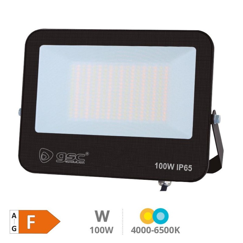 PROYECTOR ALUMINIO LED BASSAREL 100W 4000-5000-6500K IP65 NE