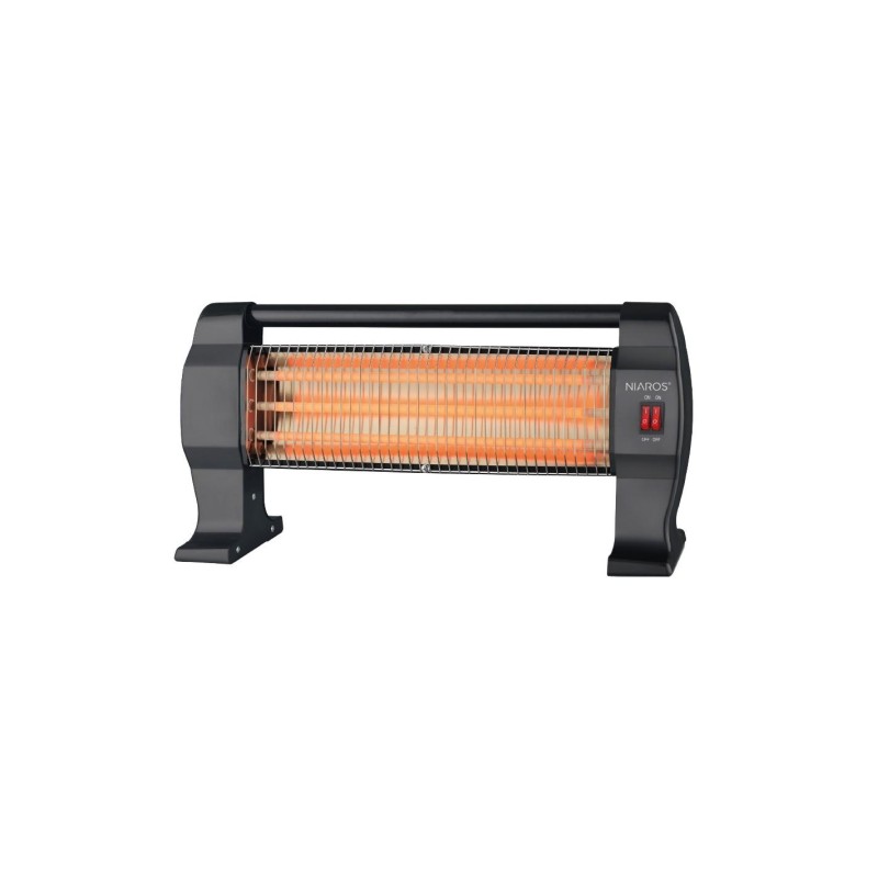 ESTUFA PEANA DE CUARZO BARAM MÁX. 1200W NEGRO