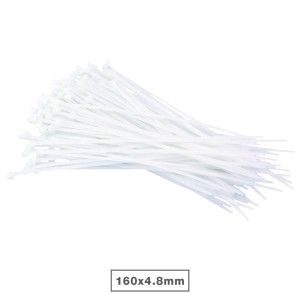 BOLSA 100U BRIDAS 100% NYLON 160X4.8MM NATURAL