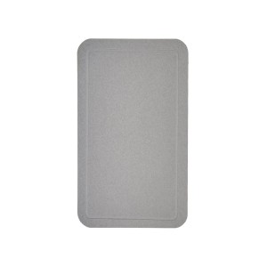 ALFOMBRA DE BAÑO DIATOMITA 60X40CM GRIS CLARO