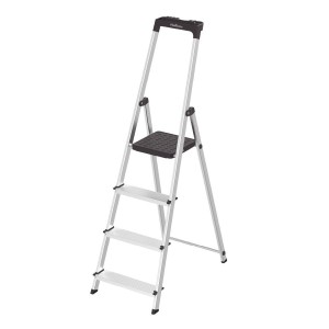 ESCALERA ALUMINIO 4 PELDAÑOS MÁX. 150KG