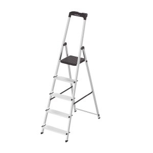ESCALERA ALUMINIO 5 PELDAÑOS MÁX. 150KG