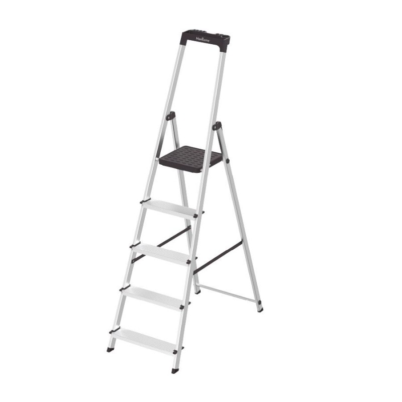 ESCALERA ALUMINIO 5 PELDAÑOS MÁX. 150KG