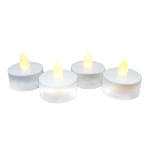 PACK 4 VELAS DECORATIVAS LED 1XCR2032 Ø38MM