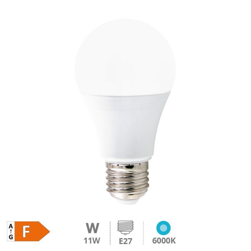 BOMBILLA LED ESTANDAR CON SENSOR CREPUSC 11W 1160LM E27 6000